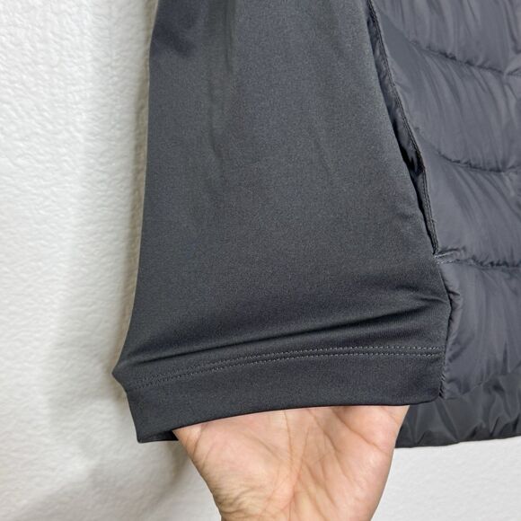 Eddie Bauer Men Vest Large Down 550 Puffer Charcoal Packable Outdoor Hiking - Picture 9 of 12